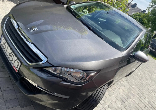 Peugeot 308 cena 48900 przebieg: 112000, rok produkcji 2016 z Biała małe 106